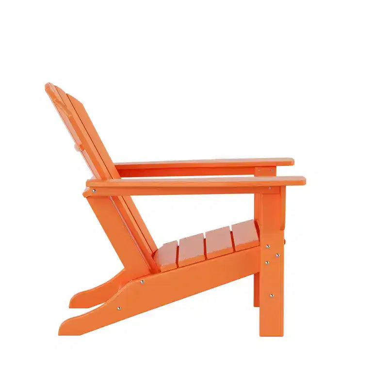 Sedia Adirondack da esterno WestinTrends Dylan in HDPE con tavolino (set da 2 pezzi)