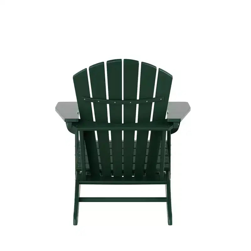 WestinTrends Dylan HDPE Outdoor Patio Adirondack Conversation Set (3-Piece)