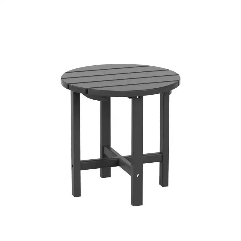 WestinTrends Dylan HDPE Outdoor Patio Adirondack Conversation Set (3-Piece)