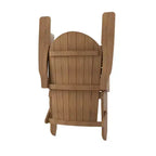 WestinTrends Tuscany HIPS - Set da conversazione pieghevole per patio esterno Adirondack (3 pezzi)