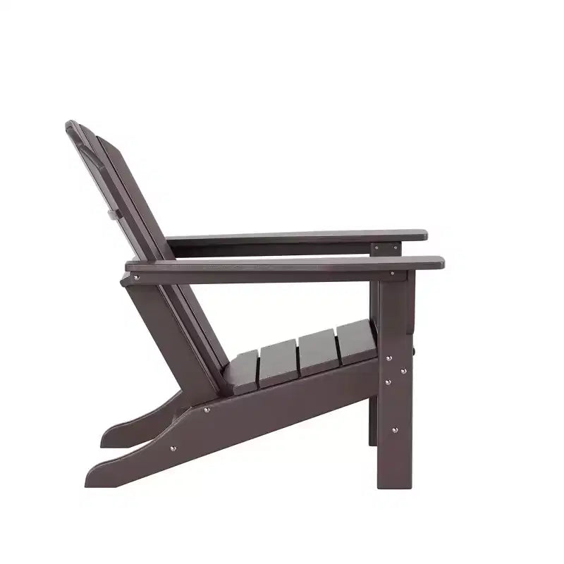 WestinTrends Dylan HDPE Outdoor Patio Adirondack Chair (Set of 2)