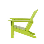 WestinTrends Dylan HDPE Outdoor Patio Adirondack Chair (Set of 2)