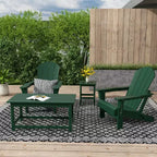 WestinTrends 4-Piece Outdoor Paio Adirondack Conversation Set