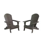 WestinTrends Sdraio Adirondack pieghevole per esterni in HIPS Tuscany (set da 2)