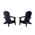 WestinTrends Sdraio Adirondack pieghevole per esterni in HIPS Tuscany (set da 2)