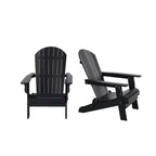 WestinTrends Sdraio Adirondack pieghevole per esterni in HIPS Tuscany (set da 2)