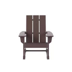 WestinTrends Sedia a dondolo moderna Adirondack da esterno (Set di 4)