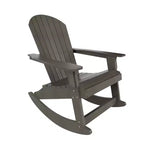 WestinTrends 2-Piece Outdoor Patio Adirondack Rocking Chair with Side Table Set