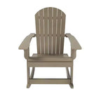 WestinTrends 2-Piece Outdoor Patio Adirondack Rocking Chair with Side Table Set