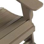 WestinTrends 2-Piece Outdoor Patio Adirondack Rocking Chair with Side Table Set