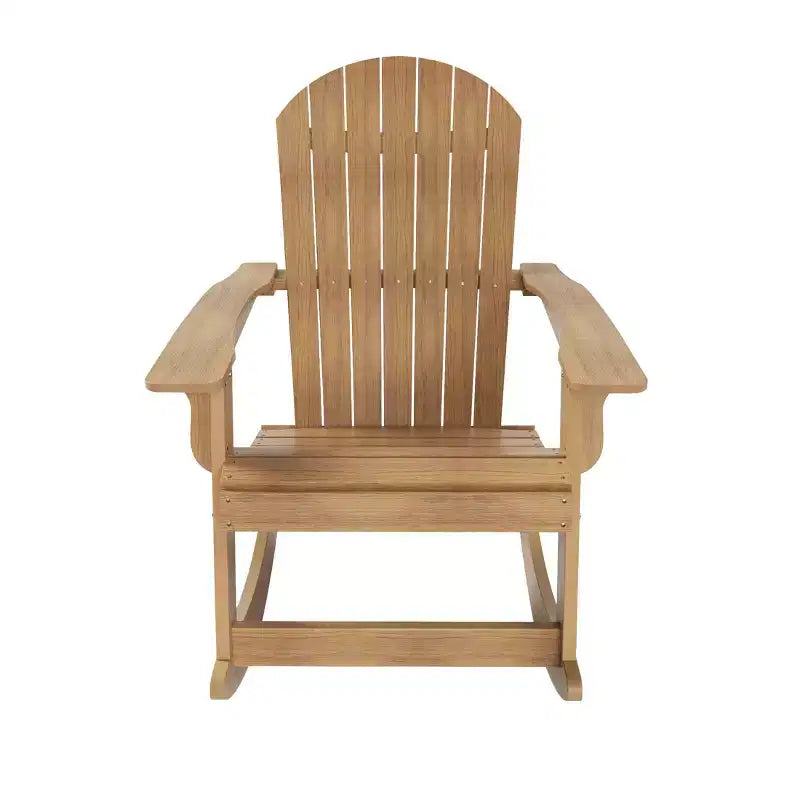WestinTrends 2-Piece Outdoor Patio Adirondack Rocking Chair with Side Table Set