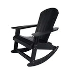 WestinTrends 2-Piece Outdoor Patio Adirondack Rocking Chair with Side Table Set