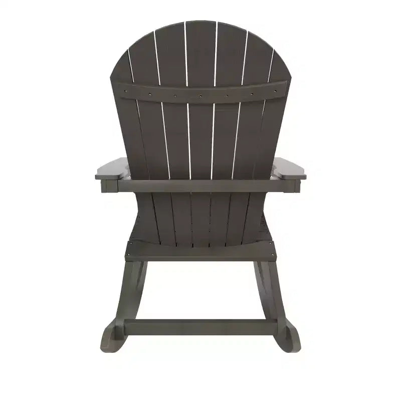 WestinTrends 2-Piece Outdoor Patio All-weather Adirondack Rocking Chair Set