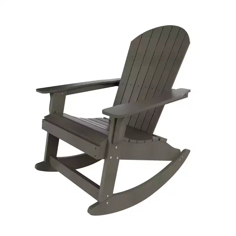 WestinTrends 2-Piece Outdoor Patio All-weather Adirondack Rocking Chair Set