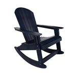 WestinTrends 2-Piece Outdoor Patio All-weather Adirondack Rocking Chair Set