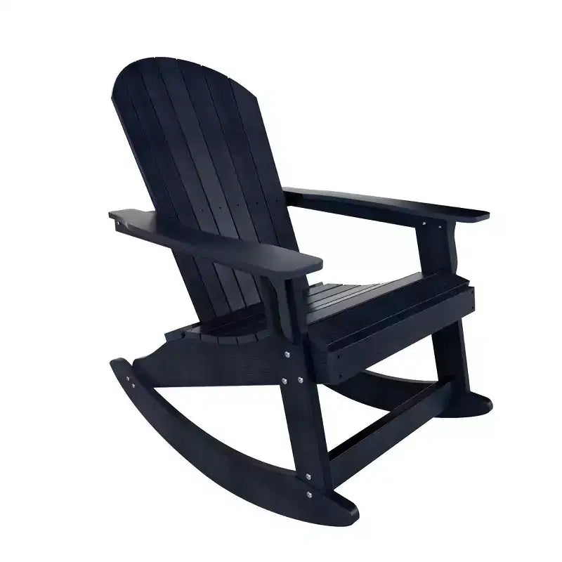 WestinTrends 2-Piece Outdoor Patio All-weather Adirondack Rocking Chair Set