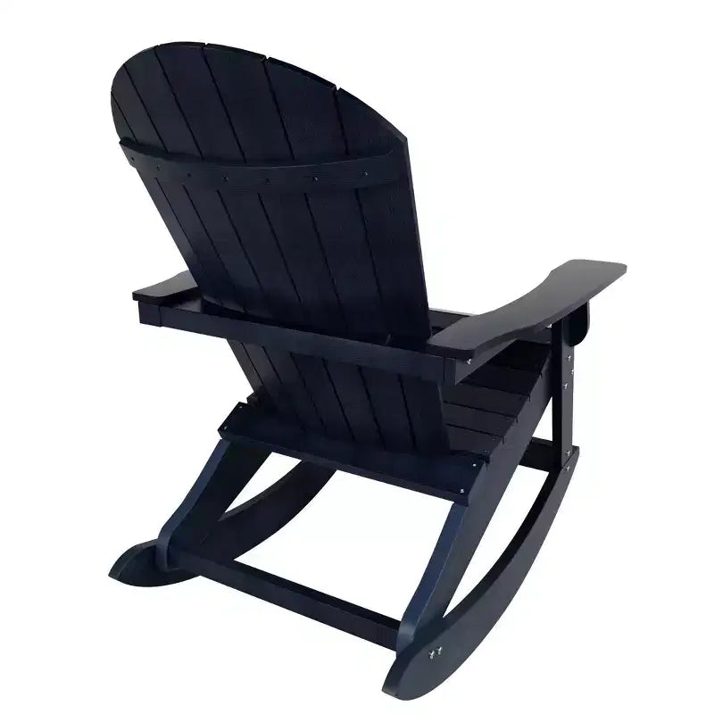 WestinTrends 2-Piece Outdoor Patio All-weather Adirondack Rocking Chair Set