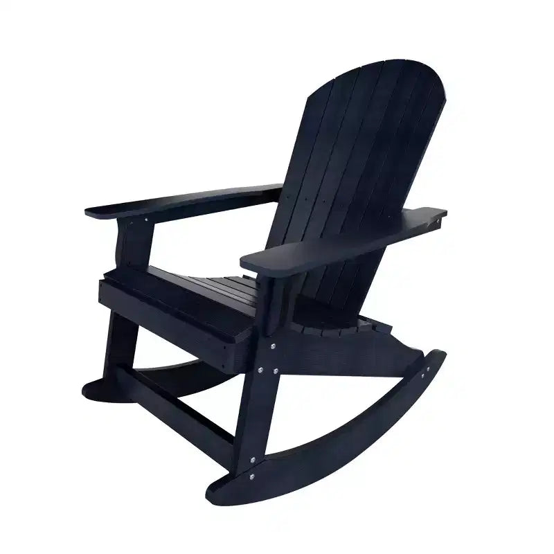 WestinTrends 2-Piece Outdoor Patio All-weather Adirondack Rocking Chair Set