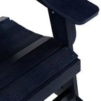 WestinTrends 2-Piece Outdoor Patio All-weather Adirondack Rocking Chair Set