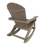 WestinTrends 2-Piece Outdoor Patio All-weather Adirondack Rocking Chair Set