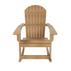 WestinTrends 2-Piece Outdoor Patio All-weather Adirondack Rocking Chair Set