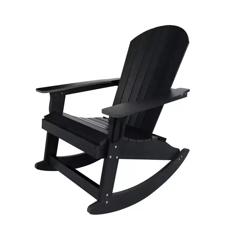 WestinTrends 2-Piece Outdoor Patio All-weather Adirondack Rocking Chair Set