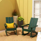 WestinTrends Modern Adirondack Outdoor Rocking Chair (Set of 2)