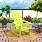 WestinTrends Modern Adirondack Outdoor Rocking Chair (Set of 2)