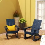 WestinTrends Modern Adirondack Outdoor Rocking Chair (Set of 2)