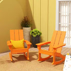 WestinTrends Modern Adirondack Outdoor Rocking Chair (Set of 2)