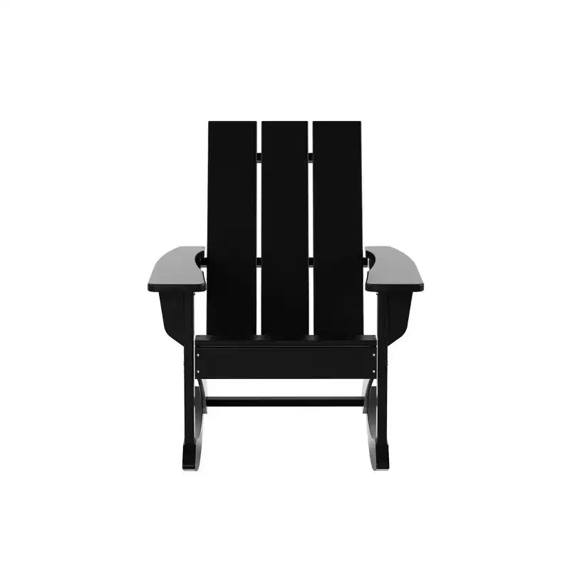 WestinTrends Modern Adirondack Outdoor Rocking Chair (Set of 2)