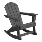 WestinTrends 2-Piece Set Outdoor Adirondack Rocking Chair with Side Table