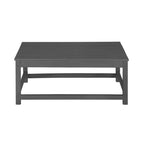 WestinTrends 7 Piece Set Outdoor Folding Adirondack Chairs with Coffee Table Side Table