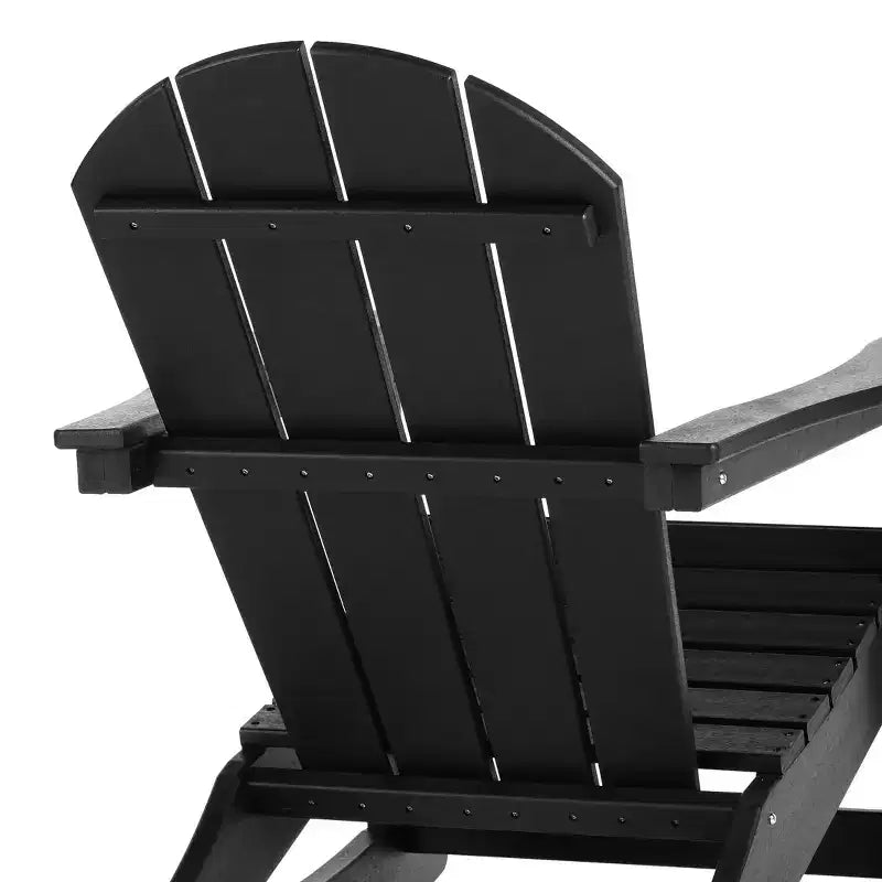 WestinTrends 3 Piece set Outdoor Patio Poly Adirondack rocking chairs with side table