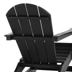 WestinTrends 3 Piece set Outdoor Patio Poly Adirondack rocking chairs with side table