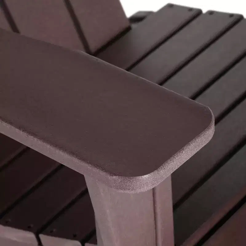 WestinTrends 3 Piece set Outdoor Patio Poly Adirondack rocking chairs with side table