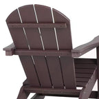 WestinTrends 3 Piece set Outdoor Patio Poly Adirondack rocking chairs with side table
