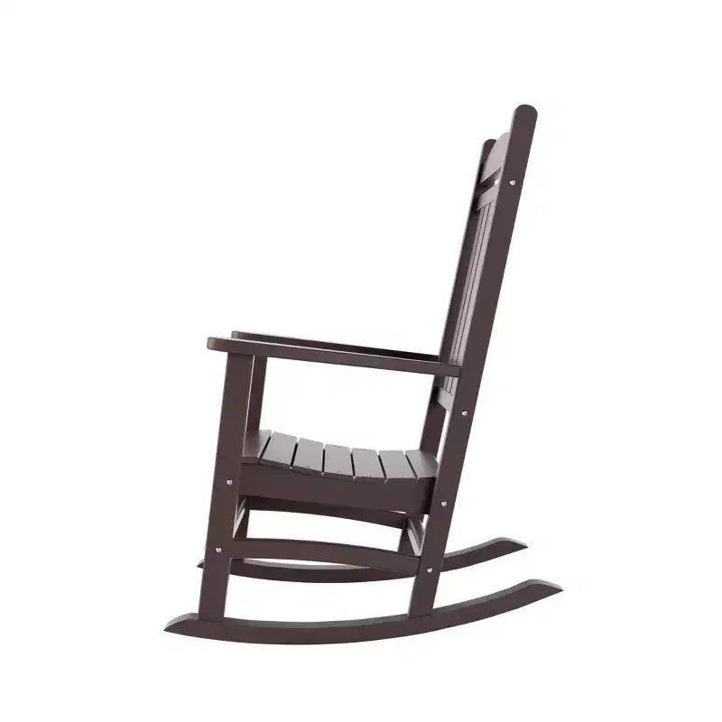 WestinTrends All-Weather Outdoor Patio Poly Classic Porch Rocking Chair (Set of 2)