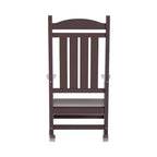WestinTrends All-Weather Outdoor Patio Poly Classic Porch Rocking Chair (Set of 2)