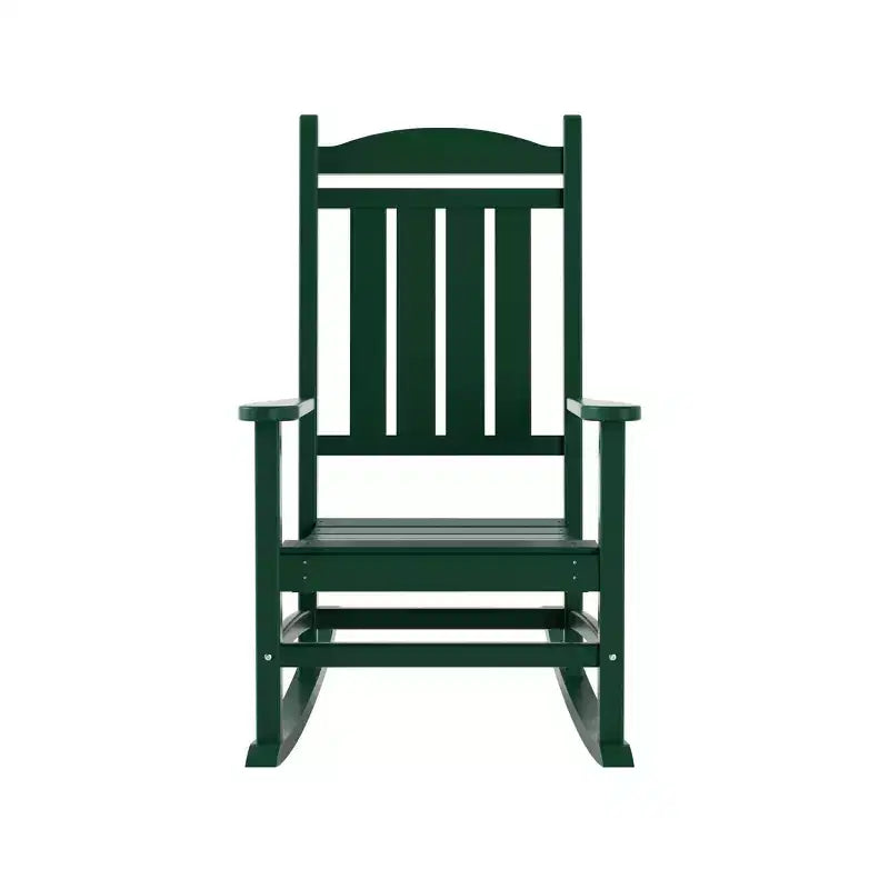 WestinTrends All-Weather Outdoor Patio Poly Classic Porch Rocking Chair (Set of 2)