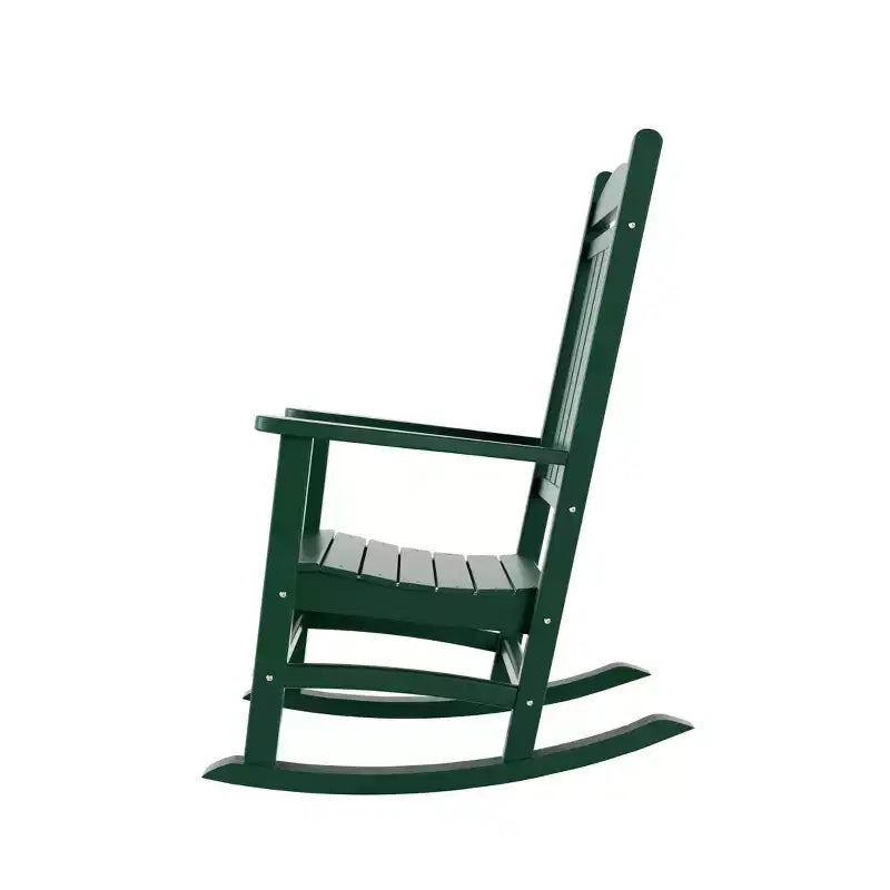 WestinTrends All-Weather Outdoor Patio Poly Classic Porch Rocking Chair (Set of 2)