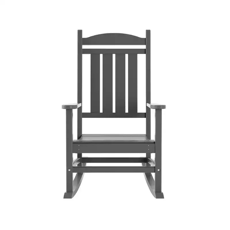 WestinTrends All-Weather Outdoor Patio Poly Classic Porch Rocking Chair (Set of 2)