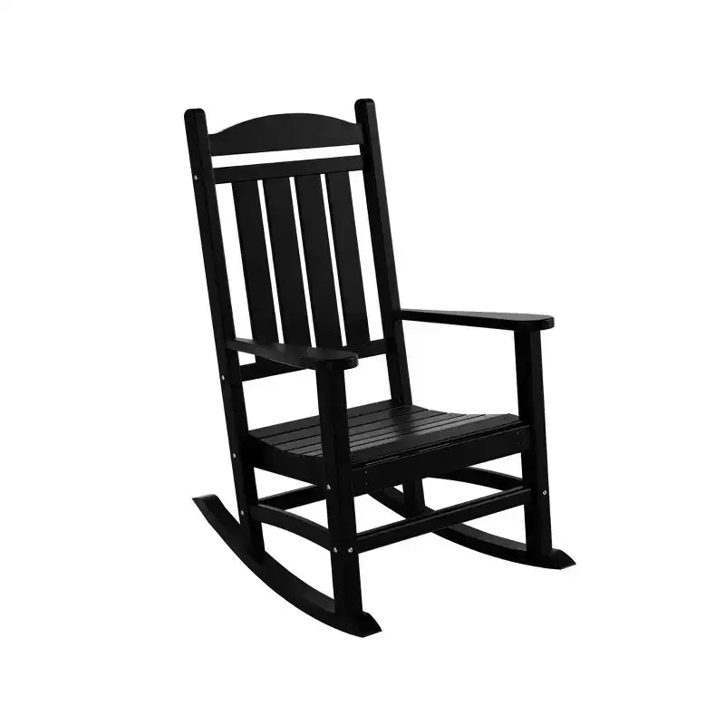 WestinTrends All-Weather Outdoor Patio Poly Classic Porch Rocking Chair (Set of 2)