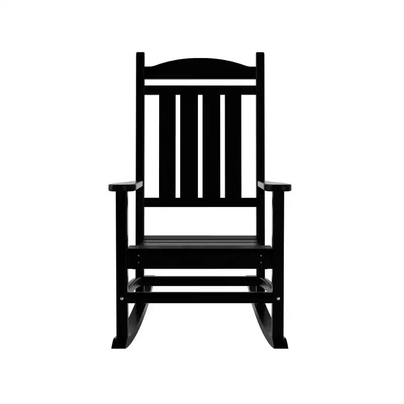 WestinTrends All-Weather Outdoor Patio Poly Classic Porch Rocking Chair (Set of 2)