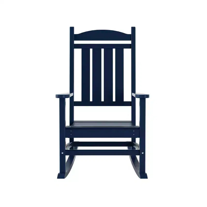 WestinTrends All-Weather Outdoor Patio Poly Classic Porch Rocking Chair (Set of 2)