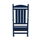 WestinTrends All-Weather Outdoor Patio Poly Classic Porch Rocking Chair (Set of 2)
