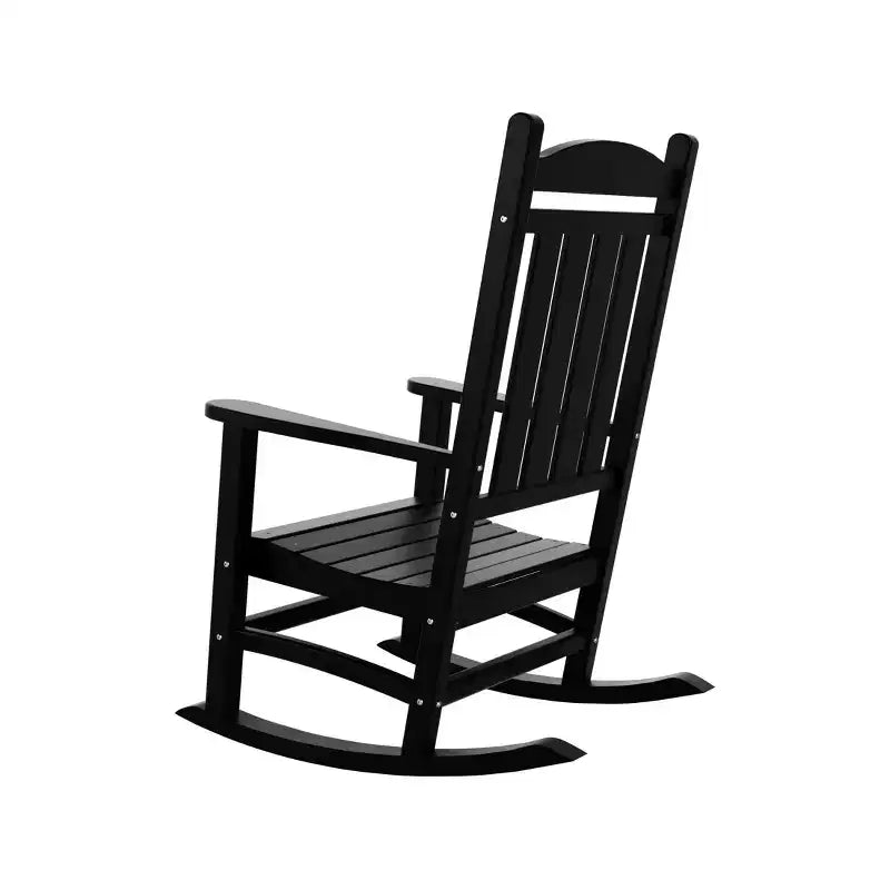 WestinTrends All-Weather Outdoor Patio Poly Classic Porch Rocking Chair (Set of 2)