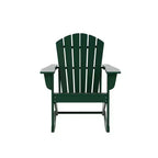 WestinTrends Outdoor Patio Poly Adirondack Rocking Chair Rocker