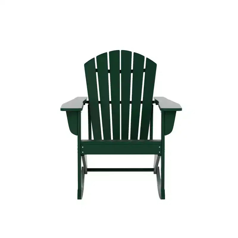 WestinTrends Outdoor Patio Poly Adirondack Rocking Chair Rocker