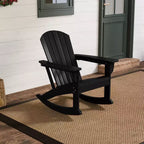 WestinTrends Outdoor Patio Poly Adirondack Rocking Chair Rocker